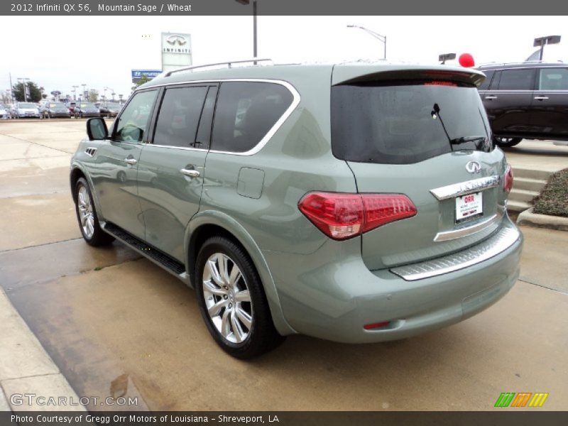 Mountain Sage / Wheat 2012 Infiniti QX 56