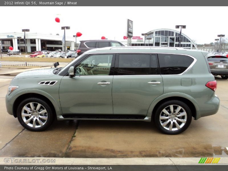 Mountain Sage / Wheat 2012 Infiniti QX 56