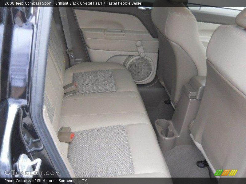Brilliant Black Crystal Pearl / Pastel Pebble Beige 2008 Jeep Compass Sport