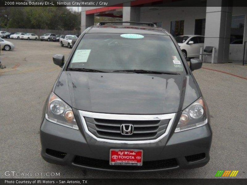 Nimbus Gray Metallic / Gray 2008 Honda Odyssey EX-L
