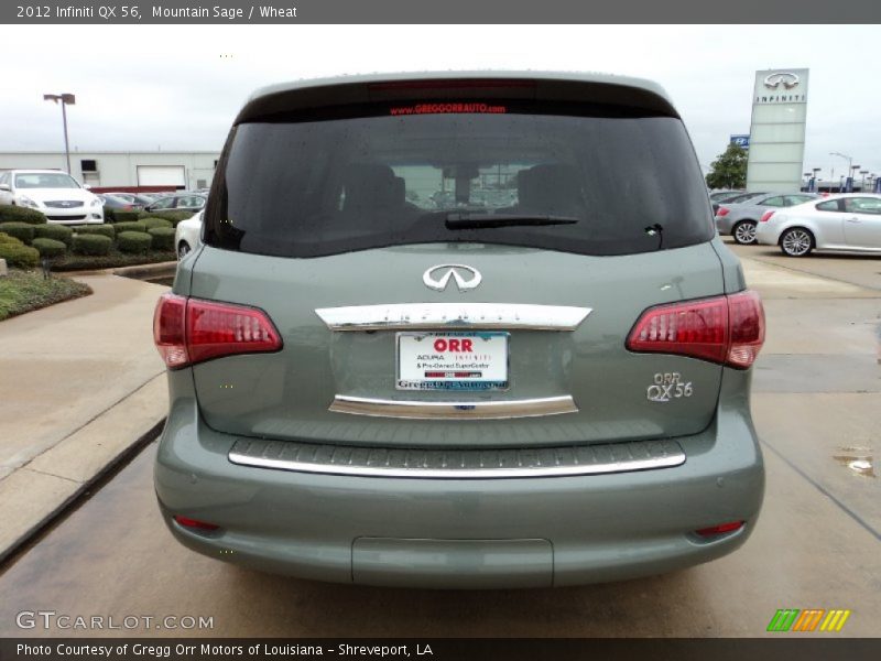 Mountain Sage / Wheat 2012 Infiniti QX 56