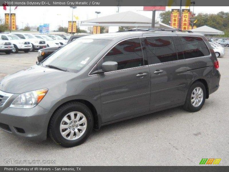 Nimbus Gray Metallic / Gray 2008 Honda Odyssey EX-L