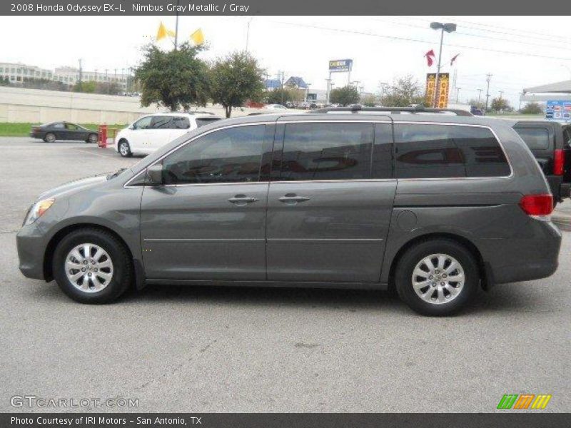 Nimbus Gray Metallic / Gray 2008 Honda Odyssey EX-L