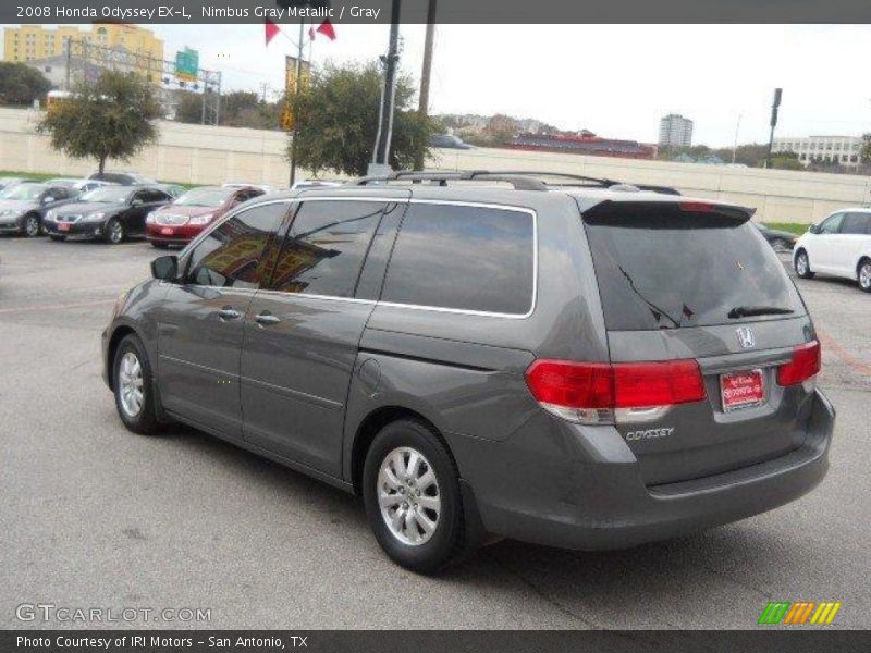 Nimbus Gray Metallic / Gray 2008 Honda Odyssey EX-L