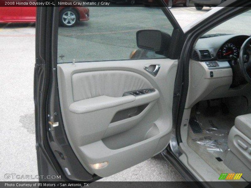 Nimbus Gray Metallic / Gray 2008 Honda Odyssey EX-L