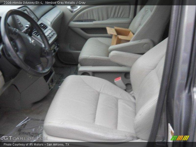 Nimbus Gray Metallic / Gray 2008 Honda Odyssey EX-L