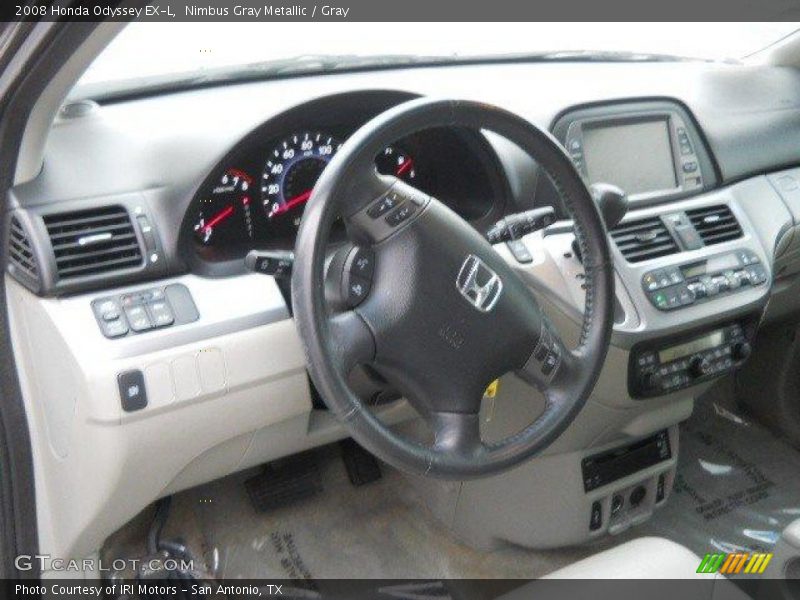 Nimbus Gray Metallic / Gray 2008 Honda Odyssey EX-L