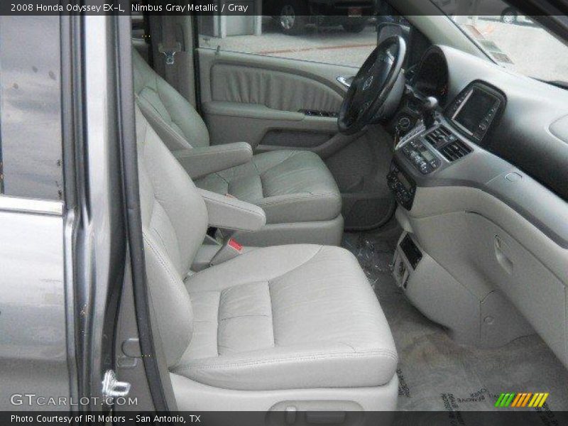 Nimbus Gray Metallic / Gray 2008 Honda Odyssey EX-L