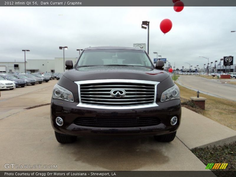Dark Currant / Graphite 2012 Infiniti QX 56