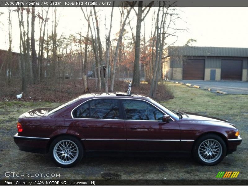  2000 7 Series 740i Sedan Royal Red Metallic