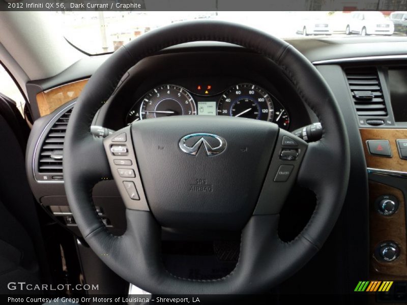 Dark Currant / Graphite 2012 Infiniti QX 56