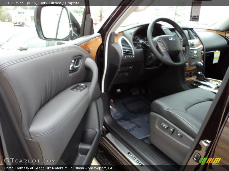 Dark Currant / Graphite 2012 Infiniti QX 56
