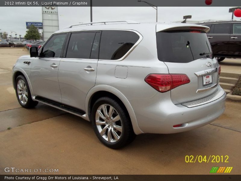 Liquid Platinum / Graphite 2012 Infiniti QX 56