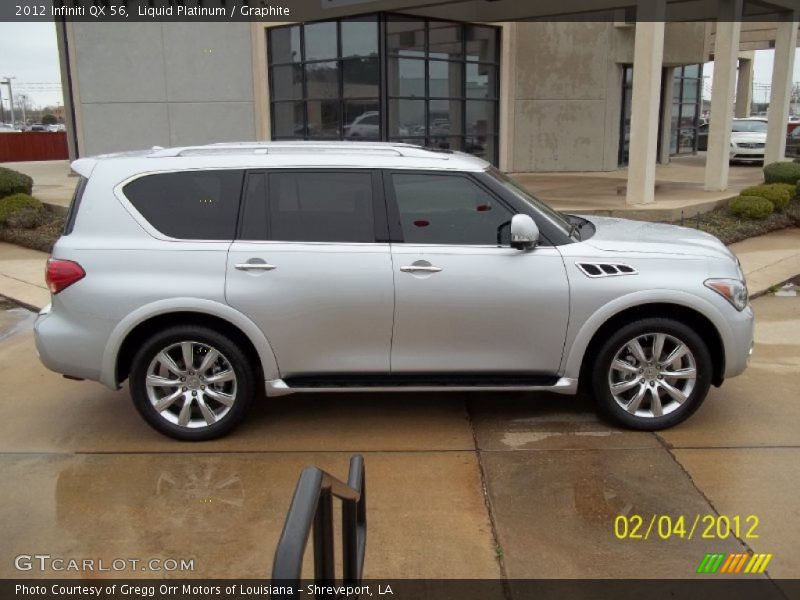 Liquid Platinum / Graphite 2012 Infiniti QX 56
