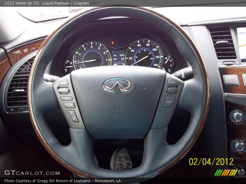 Liquid Platinum / Graphite 2012 Infiniti QX 56