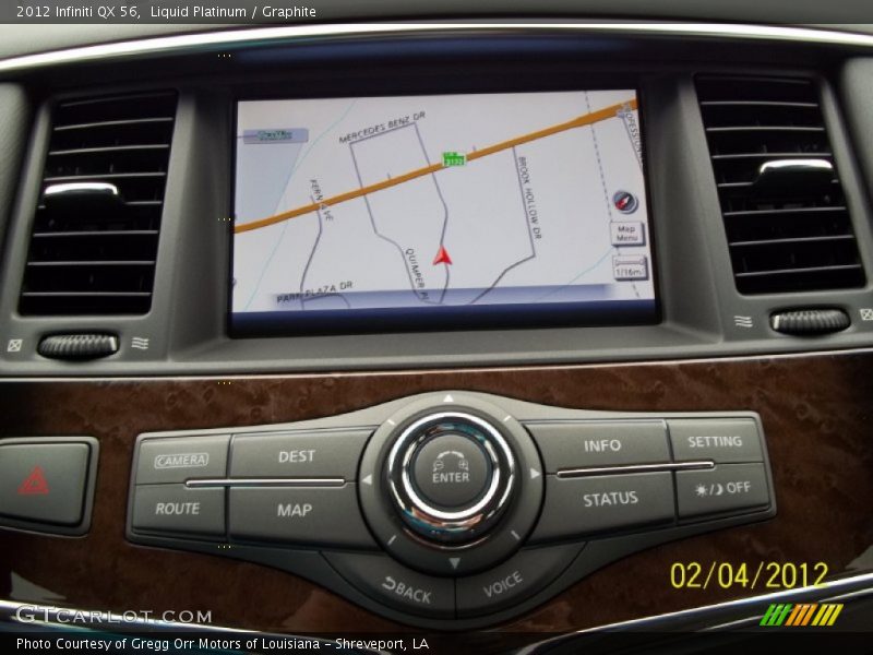 Liquid Platinum / Graphite 2012 Infiniti QX 56