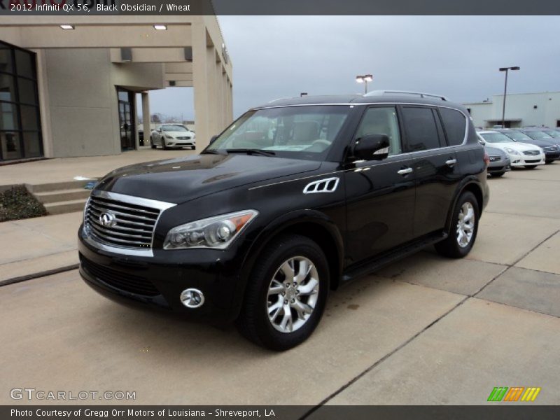 Black Obsidian / Wheat 2012 Infiniti QX 56