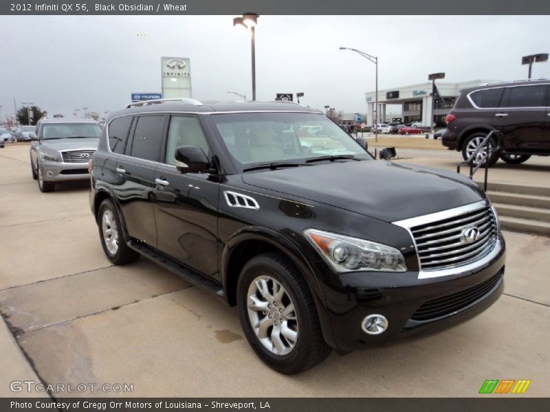 Black Obsidian / Wheat 2012 Infiniti QX 56