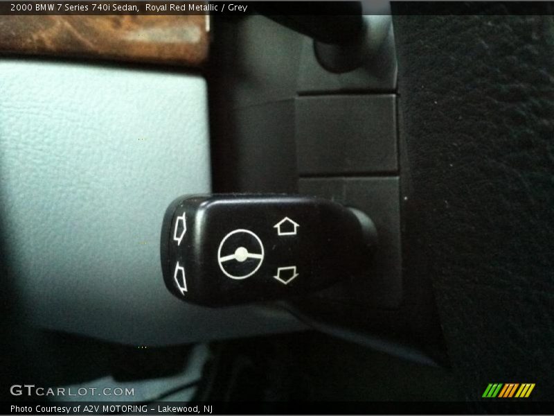 Royal Red Metallic / Grey 2000 BMW 7 Series 740i Sedan