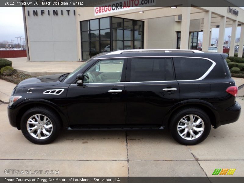 Black Obsidian / Wheat 2012 Infiniti QX 56