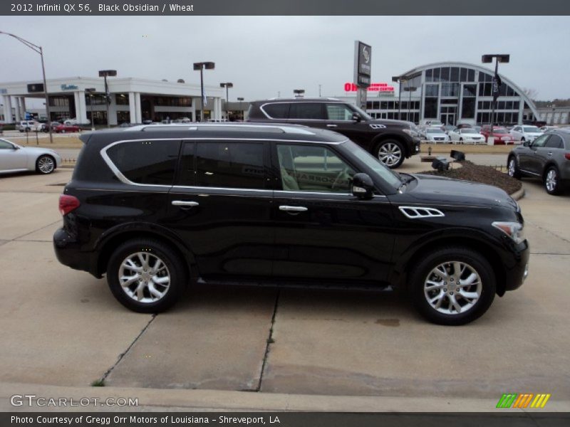 Black Obsidian / Wheat 2012 Infiniti QX 56
