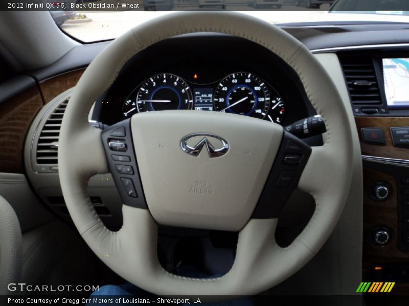 Black Obsidian / Wheat 2012 Infiniti QX 56