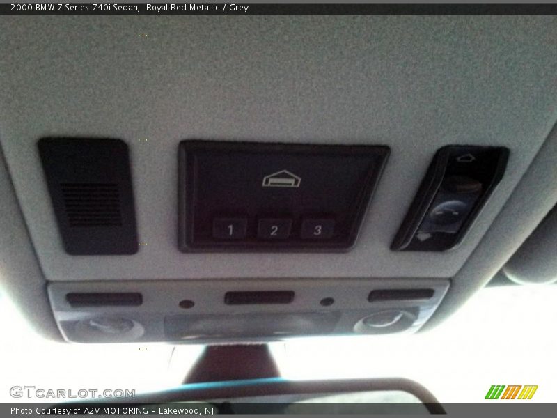 Royal Red Metallic / Grey 2000 BMW 7 Series 740i Sedan