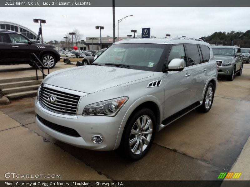 Liquid Platinum / Graphite 2012 Infiniti QX 56