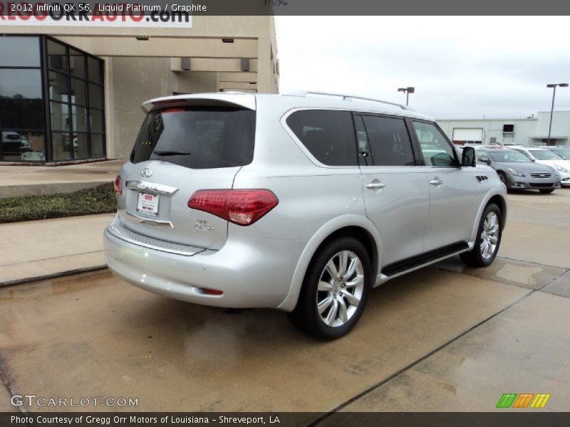 Liquid Platinum / Graphite 2012 Infiniti QX 56