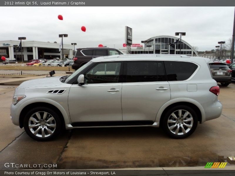 Liquid Platinum / Graphite 2012 Infiniti QX 56