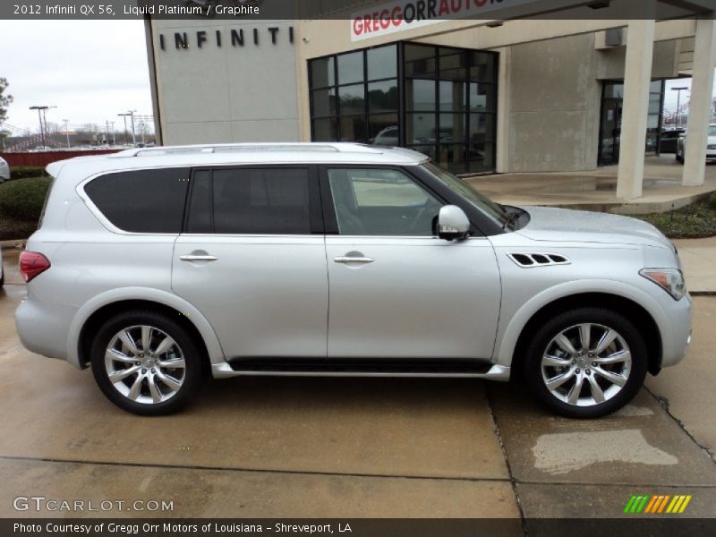 Liquid Platinum / Graphite 2012 Infiniti QX 56