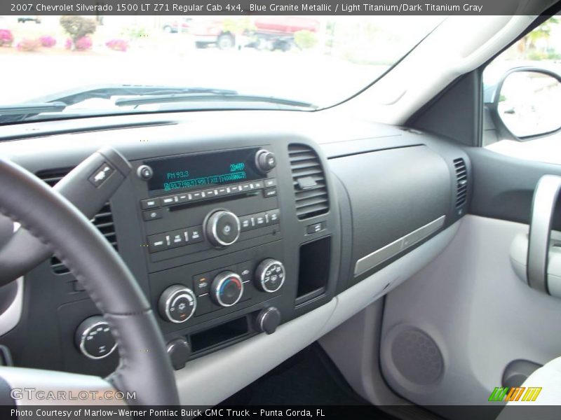 Blue Granite Metallic / Light Titanium/Dark Titanium Gray 2007 Chevrolet Silverado 1500 LT Z71 Regular Cab 4x4