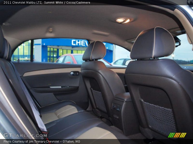 Summit White / Cocoa/Cashmere 2011 Chevrolet Malibu LTZ