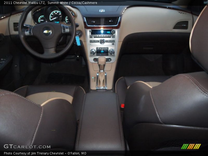 Summit White / Cocoa/Cashmere 2011 Chevrolet Malibu LTZ
