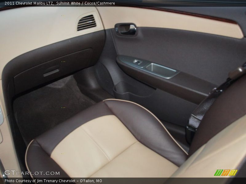 Summit White / Cocoa/Cashmere 2011 Chevrolet Malibu LTZ
