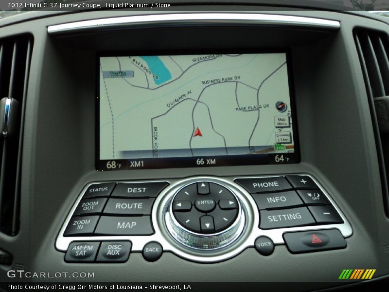 Navigation of 2012 G 37 Journey Coupe