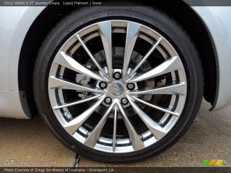  2012 G 37 Journey Coupe Wheel