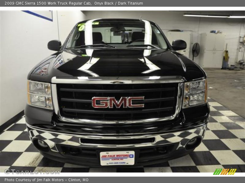 Onyx Black / Dark Titanium 2009 GMC Sierra 1500 Work Truck Regular Cab