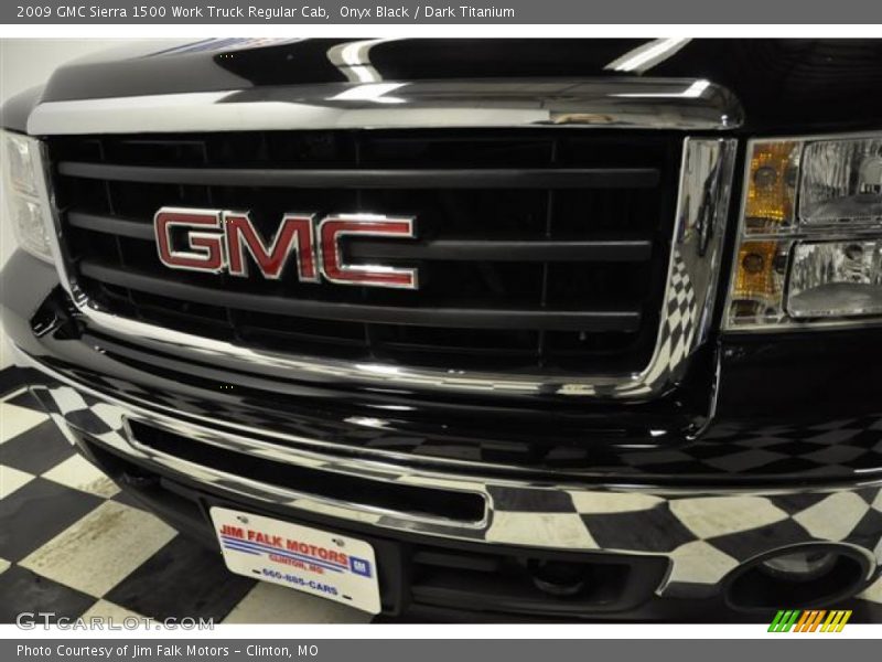 Onyx Black / Dark Titanium 2009 GMC Sierra 1500 Work Truck Regular Cab