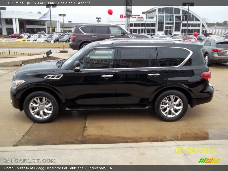 Black Obsidian / Graphite 2012 Infiniti QX 56 4WD