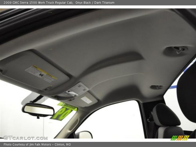 Onyx Black / Dark Titanium 2009 GMC Sierra 1500 Work Truck Regular Cab