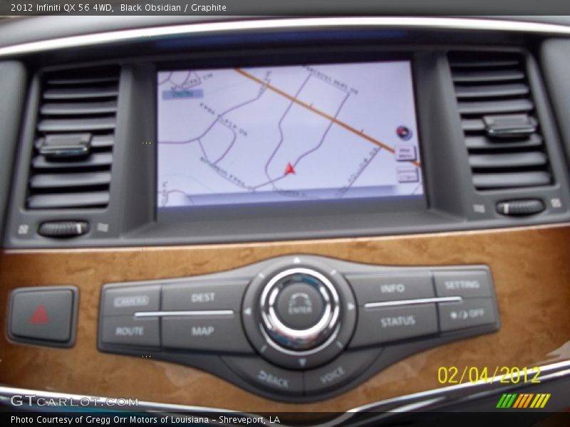 Black Obsidian / Graphite 2012 Infiniti QX 56 4WD