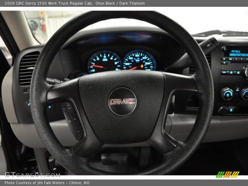 Onyx Black / Dark Titanium 2009 GMC Sierra 1500 Work Truck Regular Cab