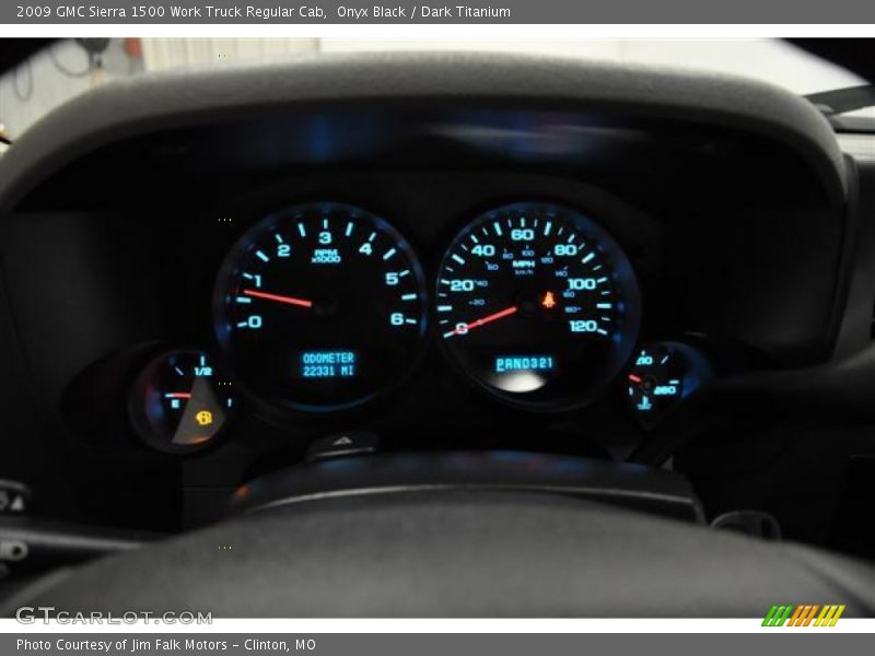 Onyx Black / Dark Titanium 2009 GMC Sierra 1500 Work Truck Regular Cab