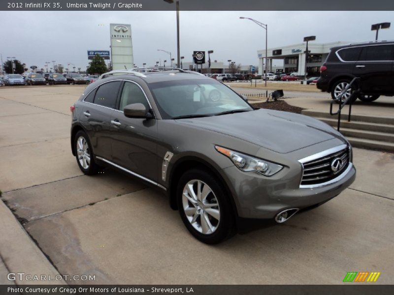 Umbria Twilight / Graphite 2012 Infiniti FX 35