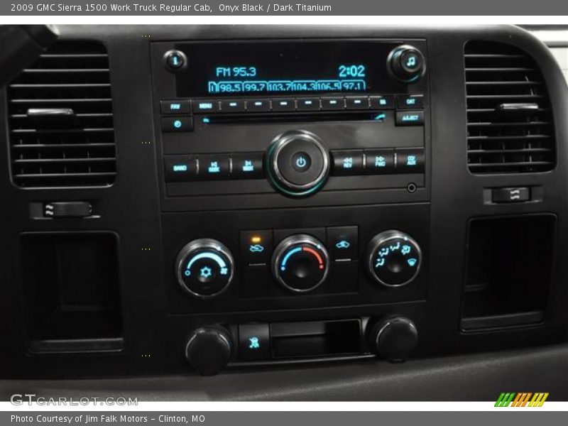 Onyx Black / Dark Titanium 2009 GMC Sierra 1500 Work Truck Regular Cab