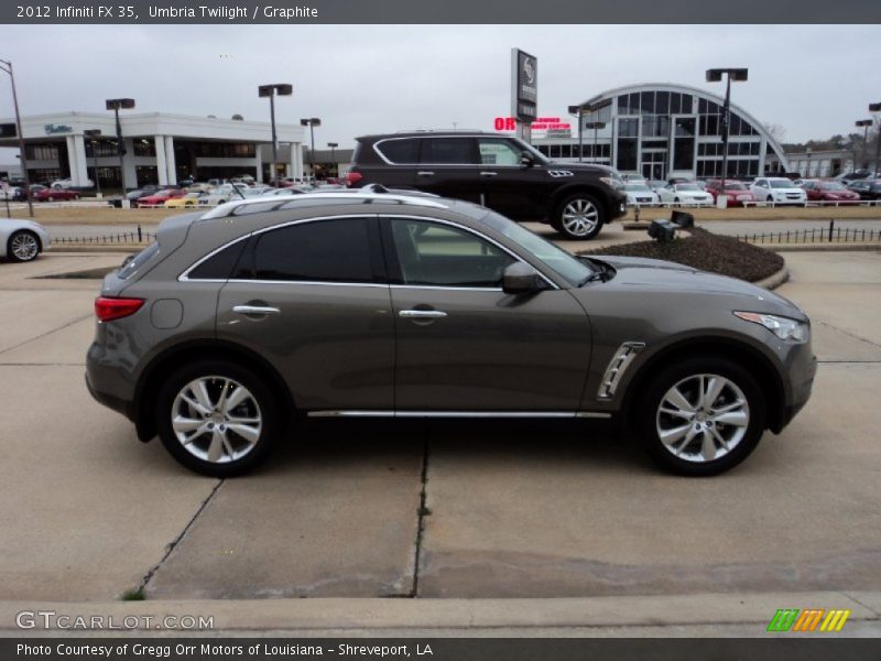 Umbria Twilight / Graphite 2012 Infiniti FX 35