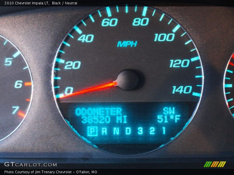 Black / Neutral 2010 Chevrolet Impala LT