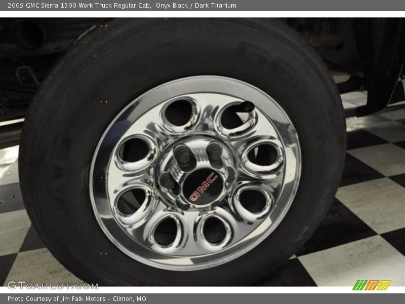 Onyx Black / Dark Titanium 2009 GMC Sierra 1500 Work Truck Regular Cab