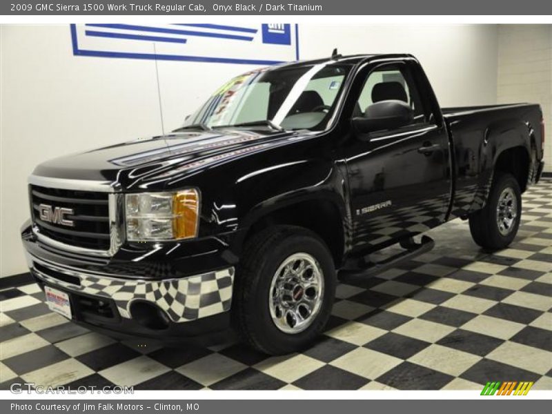 Onyx Black / Dark Titanium 2009 GMC Sierra 1500 Work Truck Regular Cab